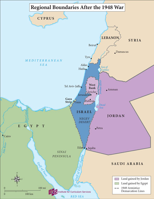 07 – Regional Boundaries after 1948 War